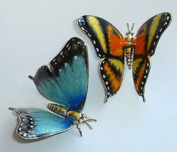 Schmetterling Silber 925 Miniaturen 008